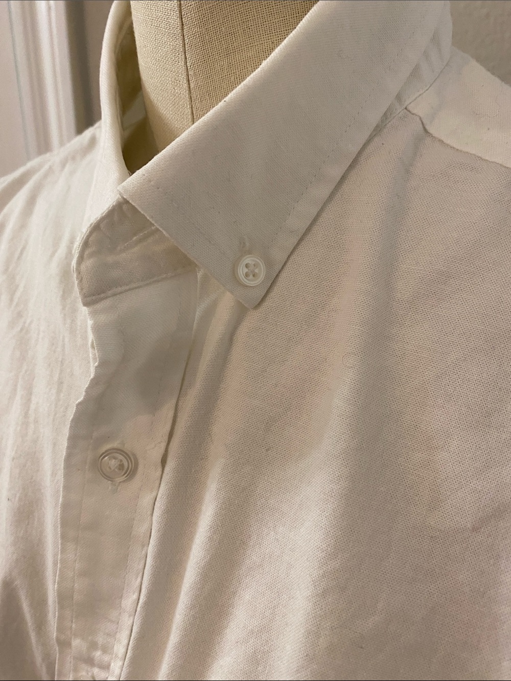 Club Room White Short-Sleeve Button-Down Shirt - Picture 3 of 3